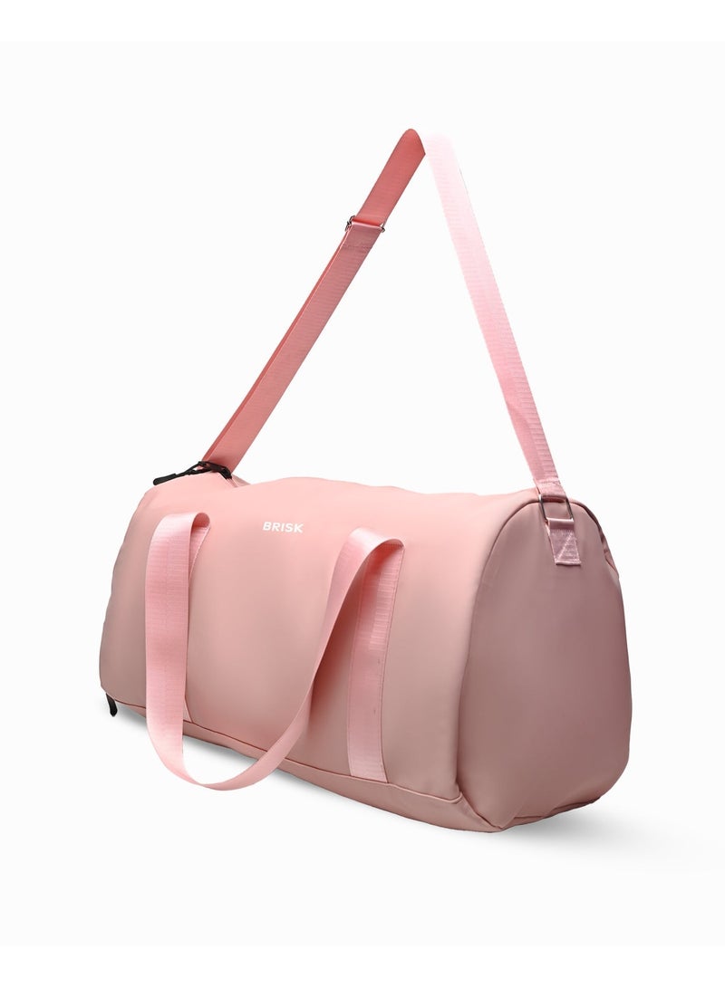 بريسك شنطة جيم كبيرة ضد الماء للرجال والنساء – مزودة بجيب للأحذية، مثالية للرياضة والسفر - Image 4